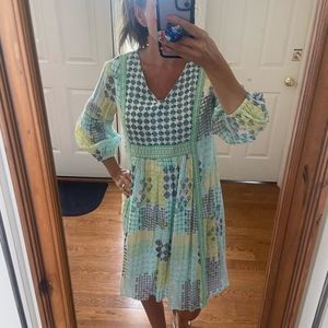 Crown & Ivy boho embroidered tunic dress